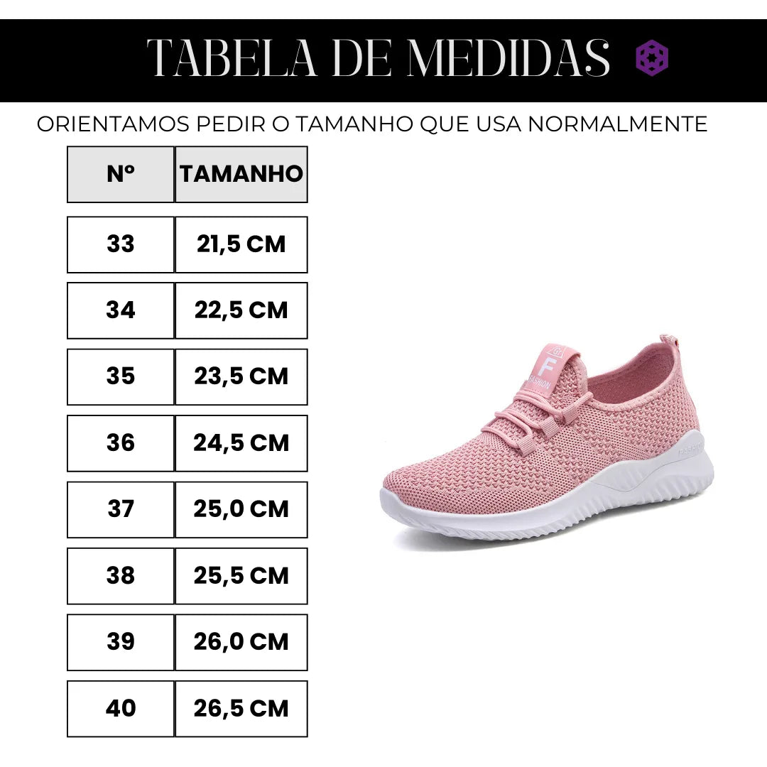 Tênis Ortopédico Feminino ConfortPlus